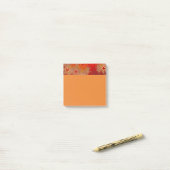 Aangepast Oranje Rode Kruis Post-it Opmerkingen Post-it® Notes (Op bureau)