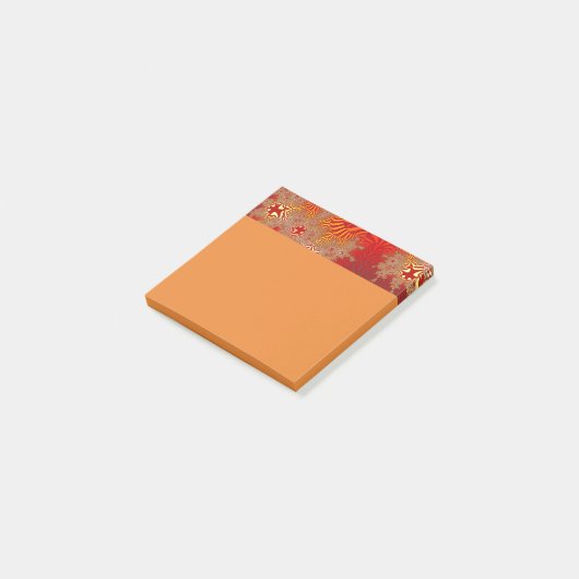 Aangepast Oranje Rode Kruis Post-it Opmerkingen Post-it® Notes (Schuin)