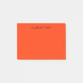 Aangepast Oranje/rood Post-it® Notes (Voorkant)