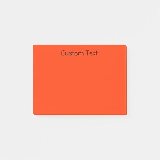 Aangepast Oranje/rood Post-it® Notes (Voorkant)