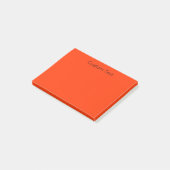 Aangepast Oranje/rood Post-it® Notes (Schuin)