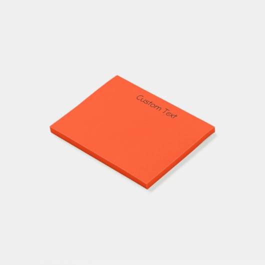 Aangepast Oranje/rood Post-it® Notes (Schuin)