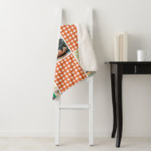 Aangepast Oranje speldenbeschermplaat 5 Foto-colla Sherpa Deken (In situ)