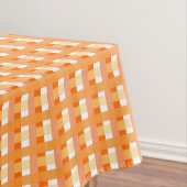 Aangepast Oranje tafelkledij Tafelkleed (Voorbeeld)
