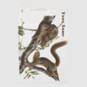 Aangepast Oranje vierkant Golfhanddoek (Voorkant)