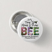 Aangepast organisatieplan voor bestuiving ronde button 3,2 cm (Voorkant /achterkant)