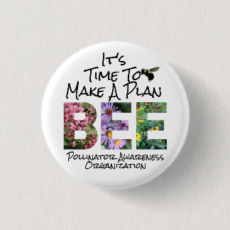 Aangepast organisatieplan voor bestuiving ronde button 3,2 cm