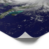 Aangepast orkaan Matthew en Tropisch Storm Nicole Poster (Hoek)