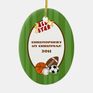 Aangepast Ornament Alle Star Green