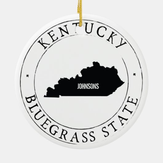 Aangepast Ornament Kentucky (Achterkant)