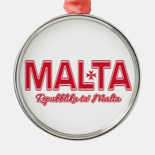 aangepast ornament MALTA (Voorkant)