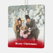 Aangepast Ornament met kerstkeramische foto's (Links)