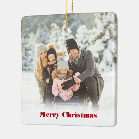 Aangepast Ornament met kerstkeramische foto's (Links)
