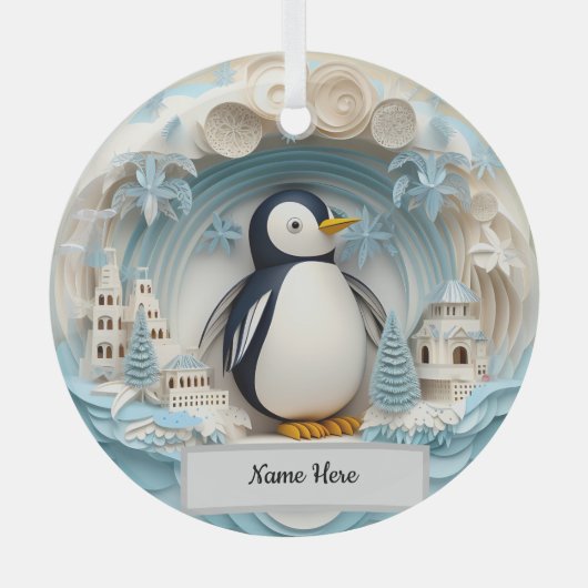 Aangepast Ornament pinguïn (Voorkant)