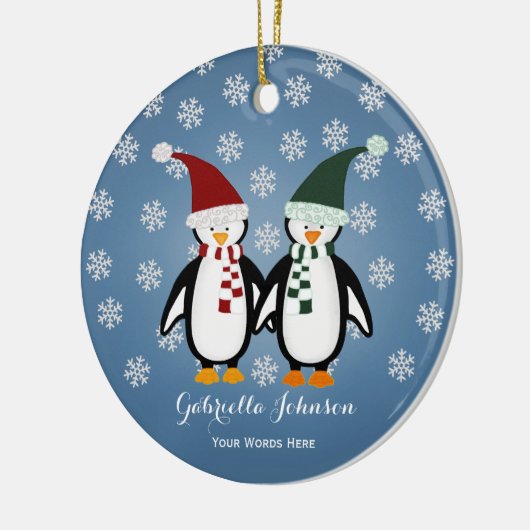 Aangepast Ornament pinguïn (Links)