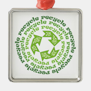 Aangepast ornament recyclen ondertekenen