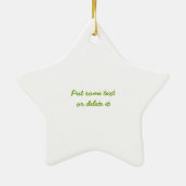 Aangepast ornament recyclen ondertekenen (Achterkant)