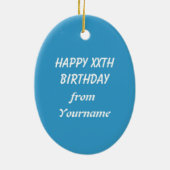 aangepast ornament RETRO COMICS (Achterkant)