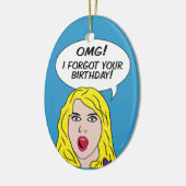 aangepast ornament RETRO COMICS (Links)