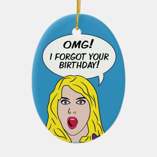 aangepast ornament RETRO COMICS (Voorkant)