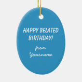 aangepast ornament RETRO COMICS (Achterkant)