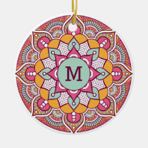 aangepast ornament van Boho op monogram