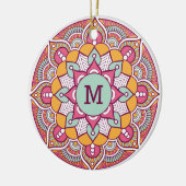 aangepast ornament van Boho op monogram (Links)