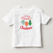 Aangepast Ornament van Cute Kawaii Tweede Kerstmis Kinder Shirts (Voorkant)