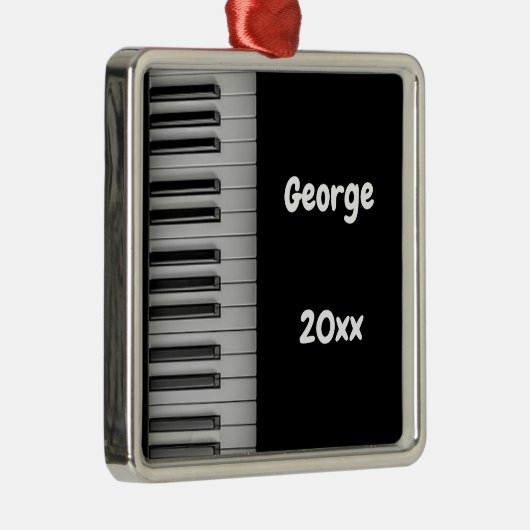 Aangepast Ornament van Piano Keys Metal (Rechts)