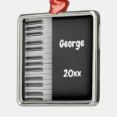 Aangepast Ornament van Piano Keys Metal (Links)