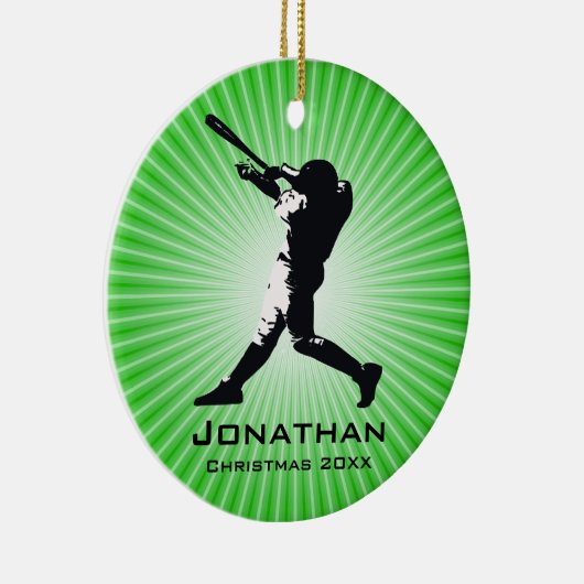 Aangepast Ornament voor Baseball Player (Rechts)