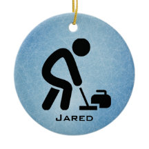 Aangepast Ornament voor Curling