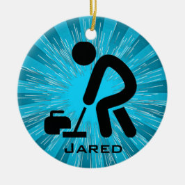 Aangepast Ornament voor Curling