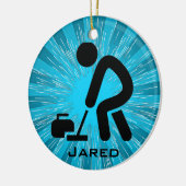 Aangepast Ornament voor Curling (Links)