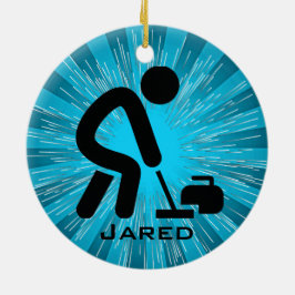 Aangepast Ornament voor Curling