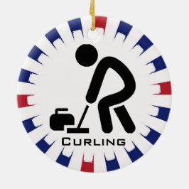 Aangepast Ornament voor Curling
