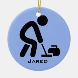 Aangepast Ornament voor Curling