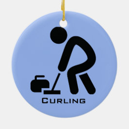 Aangepast Ornament voor Curling