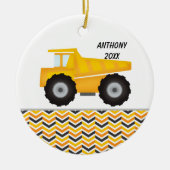 Aangepast Ornament voor de bouw van Dump Truck (Voorkant)