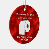 Aangepast Ornament voor de crisis in Toilet Paper (Rechts)