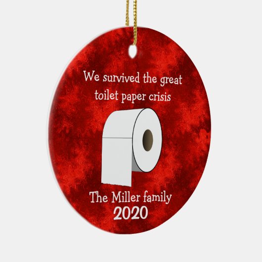Aangepast Ornament voor de crisis in Toilet Paper (Rechts)