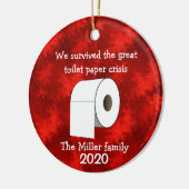Aangepast Ornament voor de crisis in Toilet Paper (Links)
