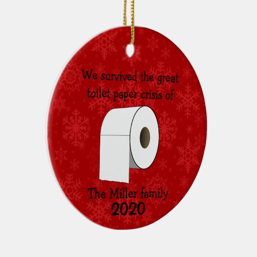 Aangepast Ornament voor de crisis in Toilet Paper (Rechts)