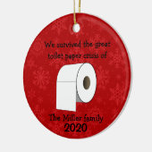 Aangepast Ornament voor de crisis in Toilet Paper (Links)