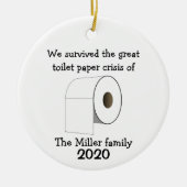 Aangepast Ornament voor de crisis in Toilet Paper (Voorkant)