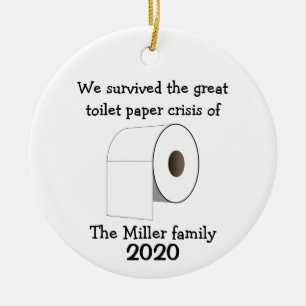 Aangepast Ornament voor de crisis in Toilet Paper