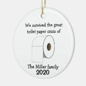 Aangepast Ornament voor de crisis in Toilet Paper (Links)