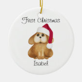 Aangepast Ornament voor eerste kerstvakantie (Voorkant)