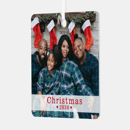 Aangepast Ornament voor fotofeestdag (Voorkant links)