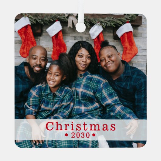 Aangepast Ornament voor fotofeestdag (Achterkant)